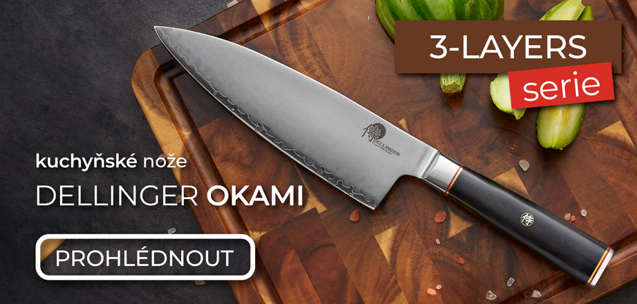 Série nožů Dellinger Okami 3-layers
