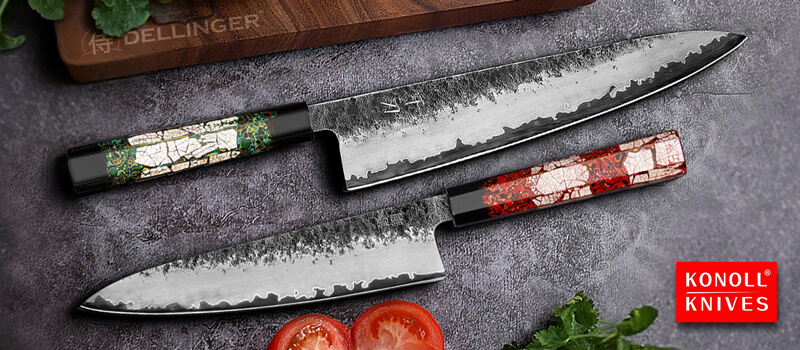 Konoll Aogami Dellinger Knives serie