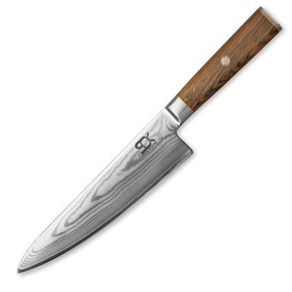 nuz kuchynsky chefgyuto 210 mm sok cocobolo white damascus